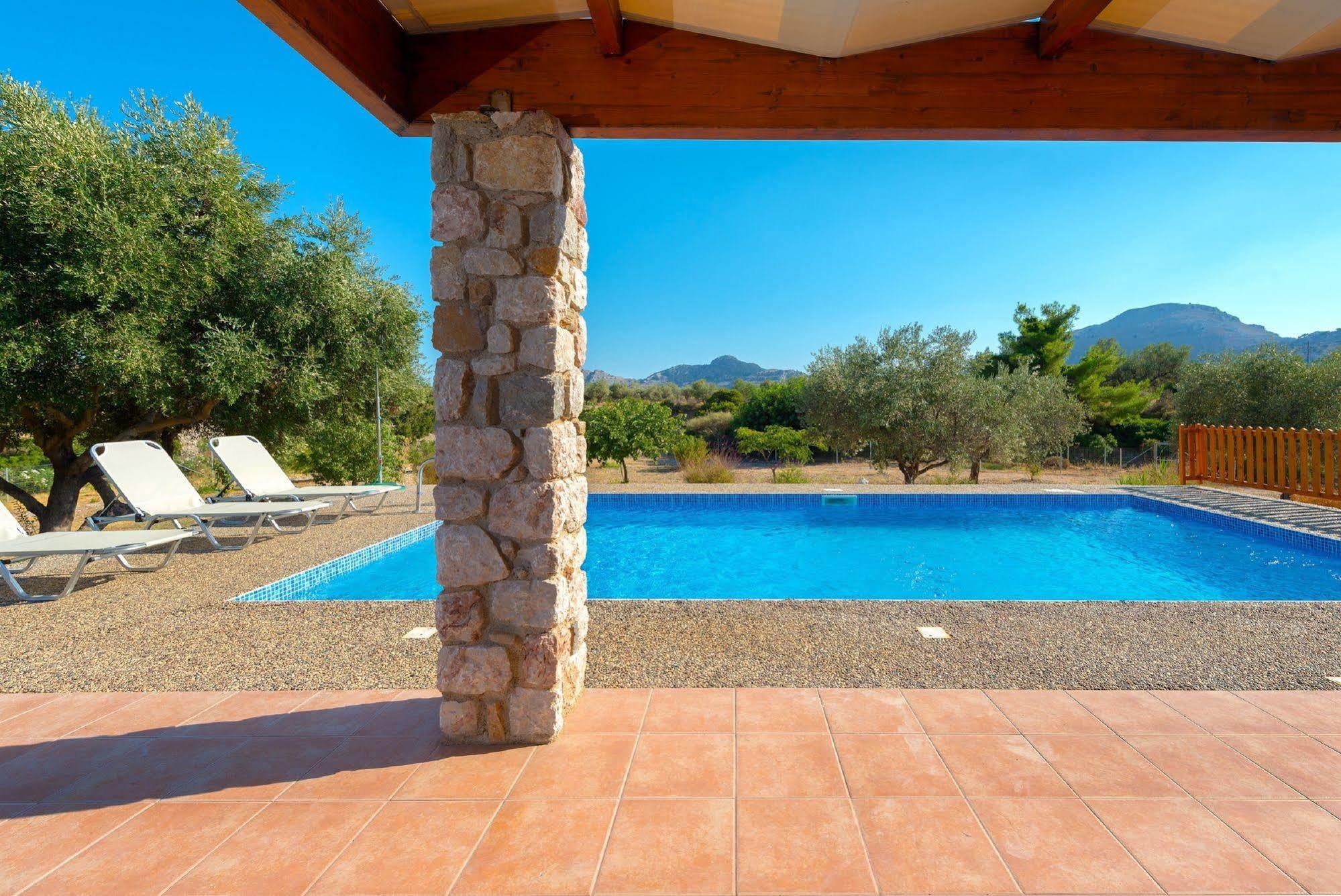 Olive Private Villa Swimming Pool 5 BDR Rhodes Kolymbia Esterno foto