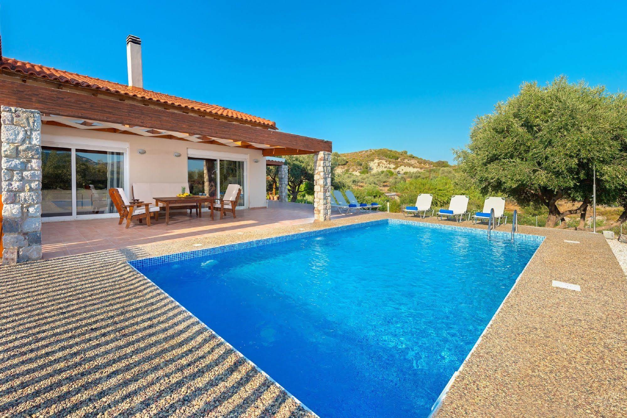 Olive Private Villa Swimming Pool 5 BDR Rhodes Kolymbia Esterno foto